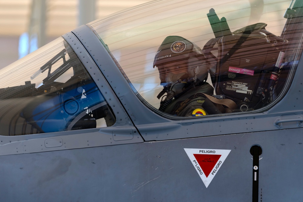 Colombian Air Force conducts orientation flight during Red Flag-Rescue 23-1