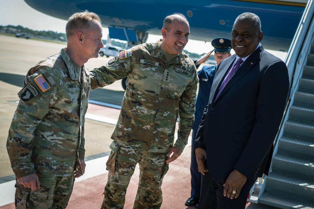 SECDEF Visits Fort Bragg and Fayetteville State University, N.C.