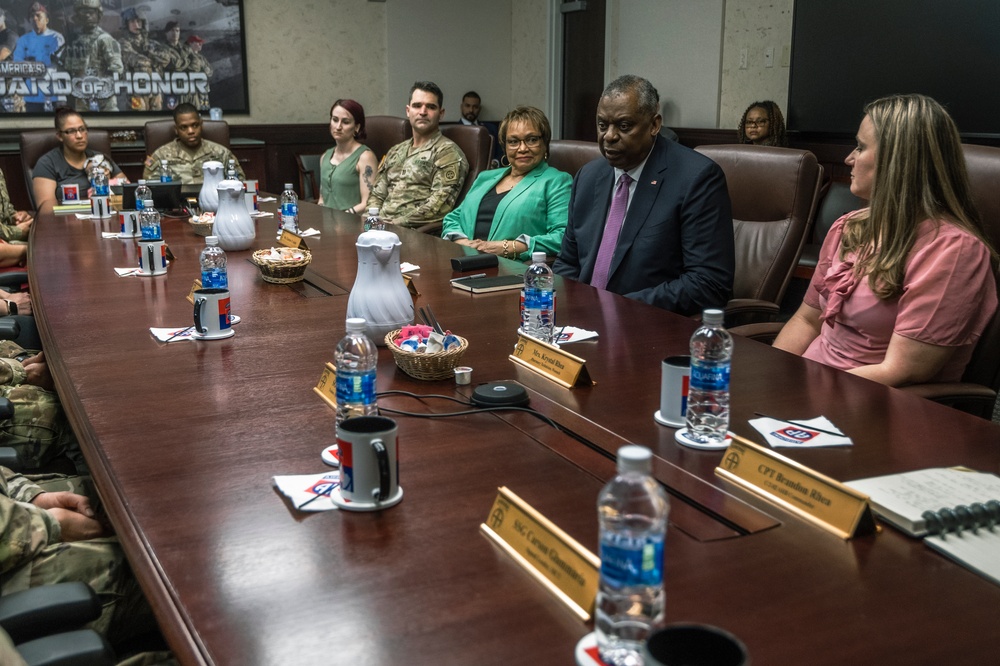 SECDEF Visits Fort Bragg and Fayetteville State University, N.C.