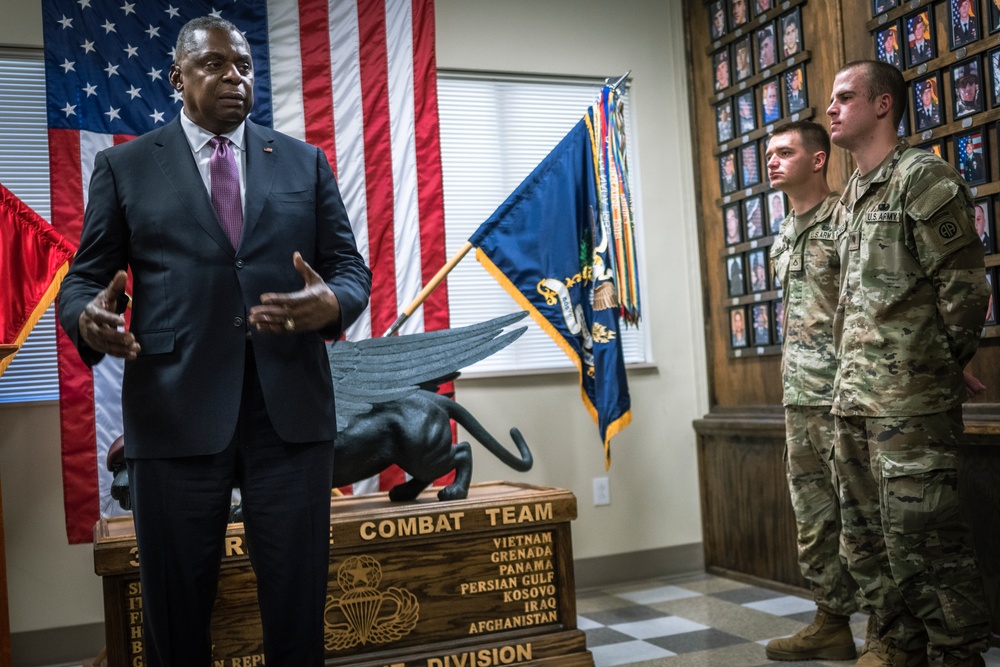 SECDEF Visits Fort Bragg and Fayetteville State University, N.C.