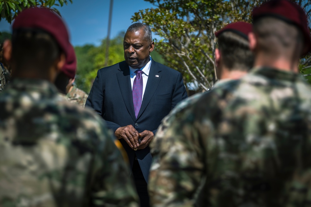 SECDEF Visits Fort Bragg and Fayetteville State University, N.C.