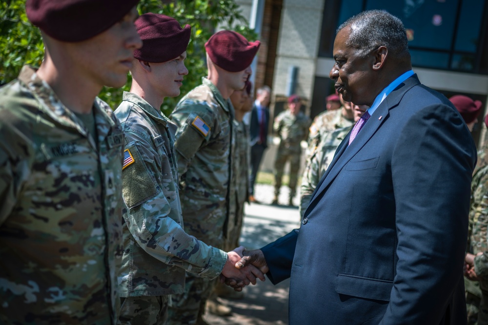 SECDEF Visits Fort Bragg and Fayetteville State University, N.C.