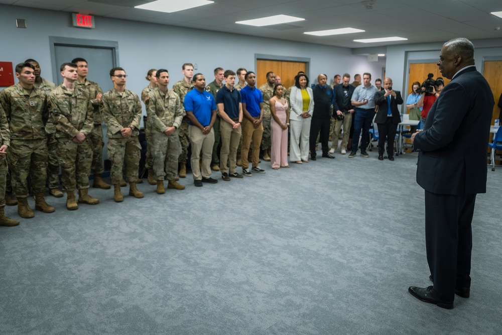 SECDEF Visits Fort Bragg and Fayetteville State University, N.C.