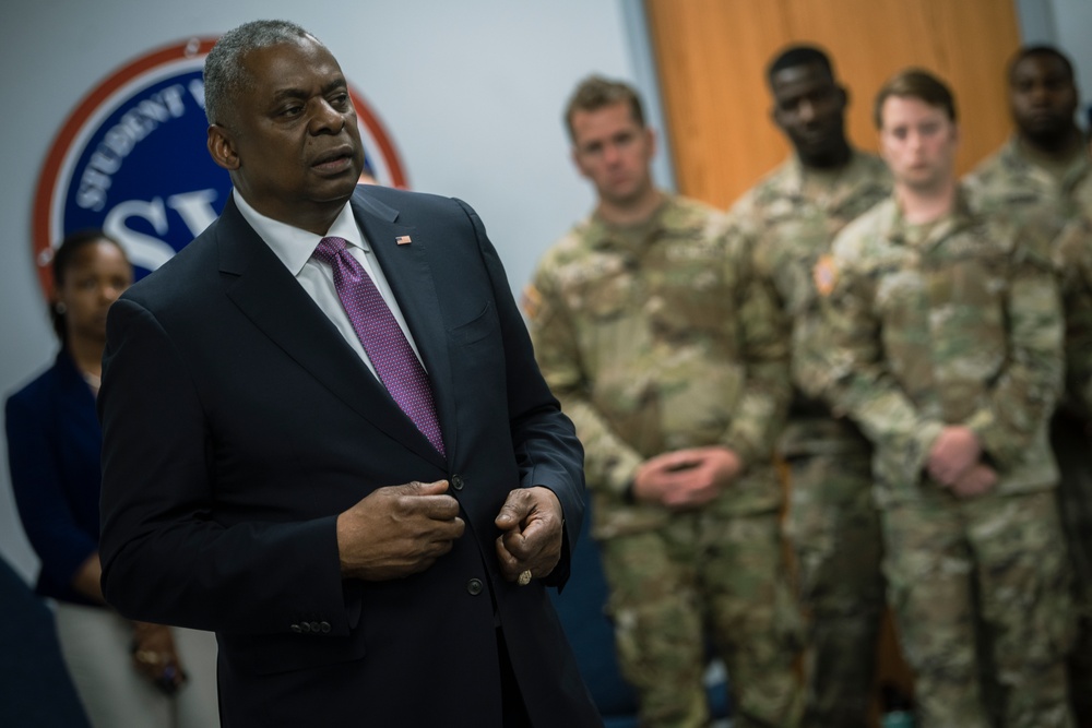 SECDEF Visits Fort Bragg and Fayetteville State University, N.C.