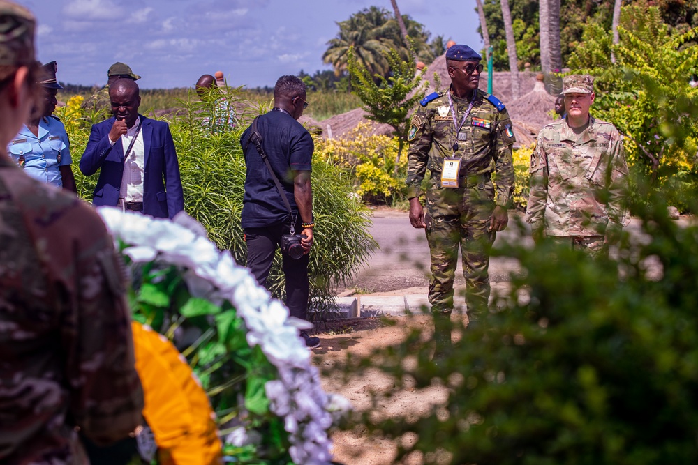 ALFS wreath laying ceremony