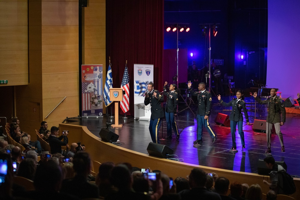 Hellenic and U.S. Bands play first joint concert