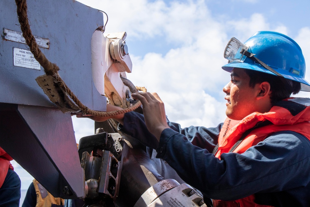 Replenishment-at-sea with USNS Guadalupe