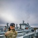 Allied ships conduct replenishment-at-sea during Formidable Shield 2023