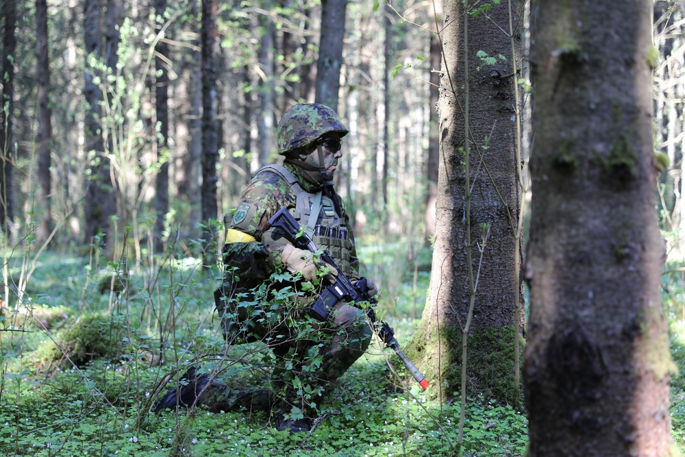 Swift Response 23: Estonian Defence League conduct field training