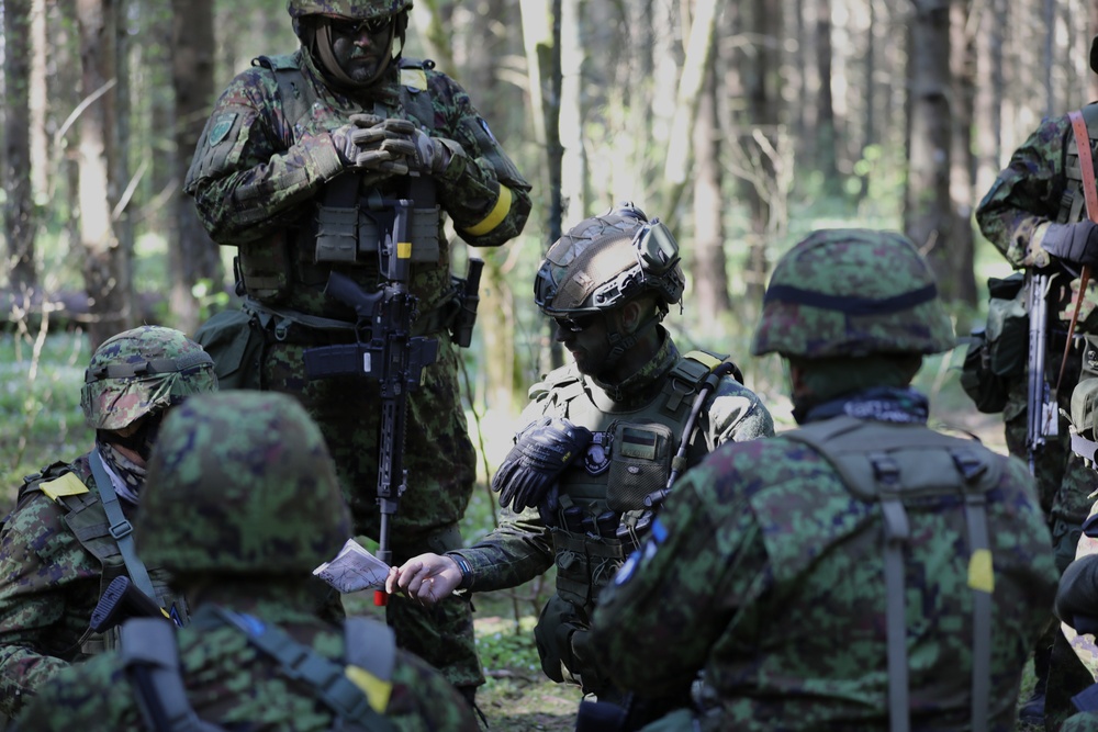 Swift Response 23: Estonian Defence League conduct field training