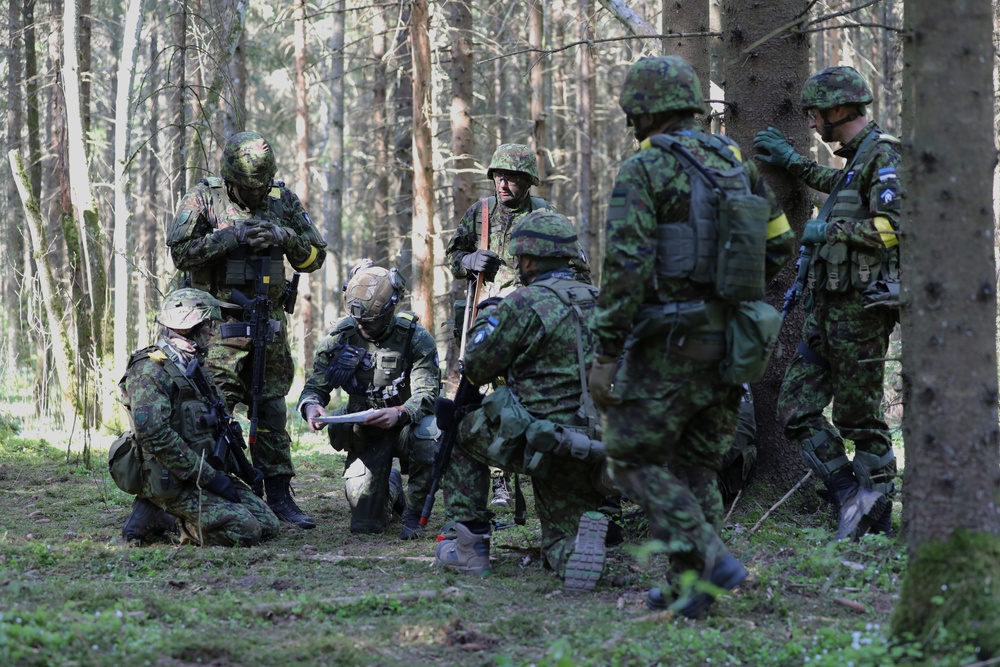 Swift Response 23: Estonian Defence League conduct field training