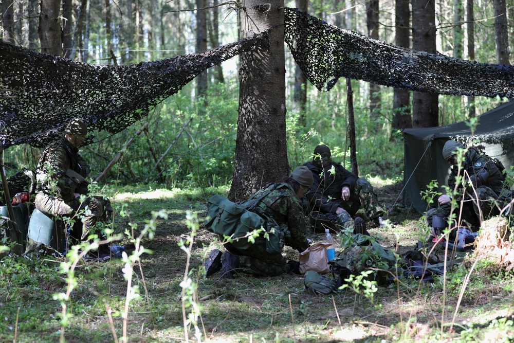 Swift Response 23: Estonian Defence League conduct field training