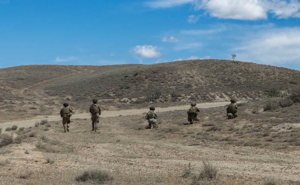 U.S. Army Soldiers conduct team movements and drills during Swift Response 23