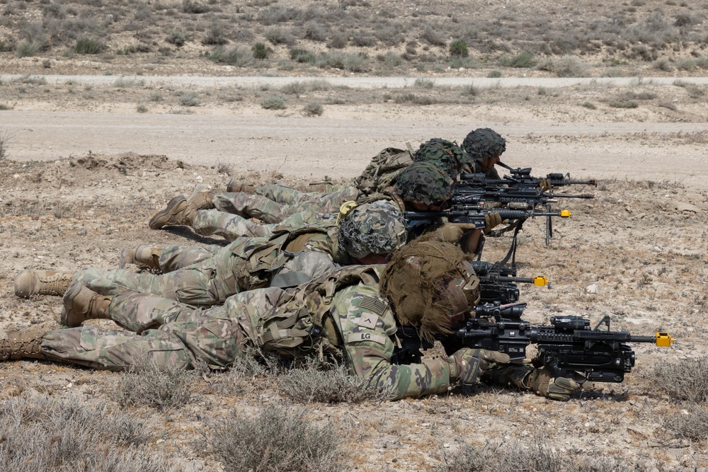 U.S. Army Soldiers conduct team movements and drills during Swift Response 23