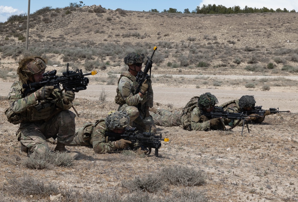 U.S. Army Soldiers conduct team movements and drills during Swift Response 23