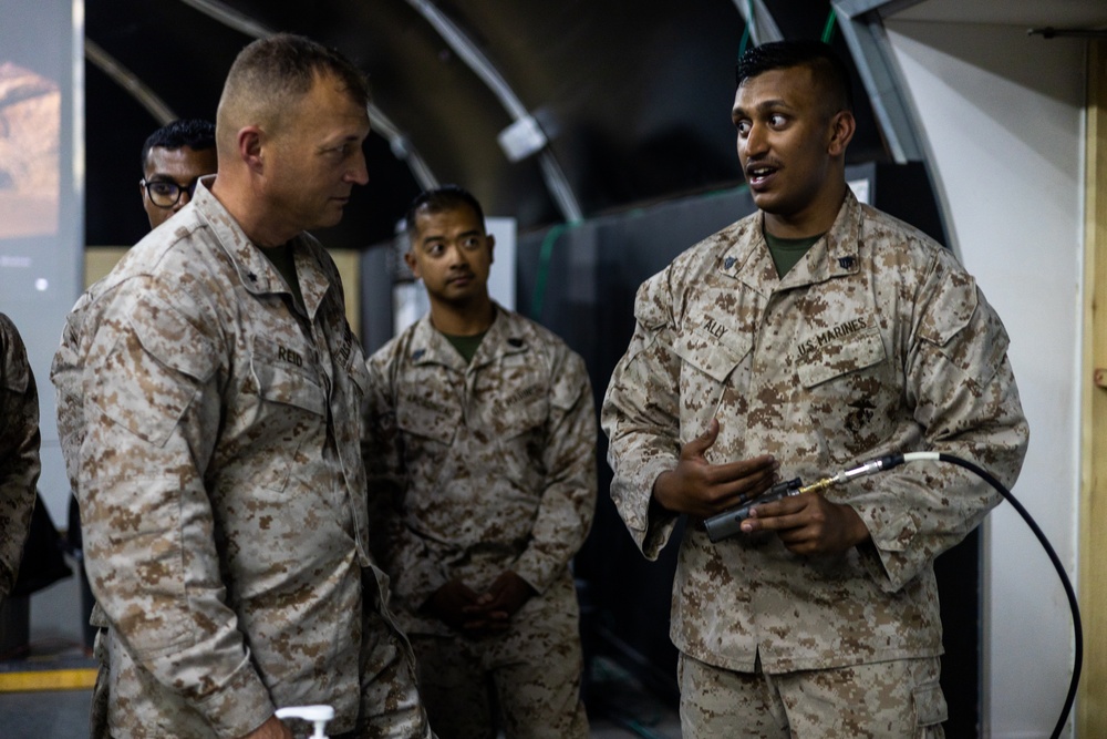 U.S. Marine Corps Brig. Gen. Matthew Reid visits Marines during IM 23.3