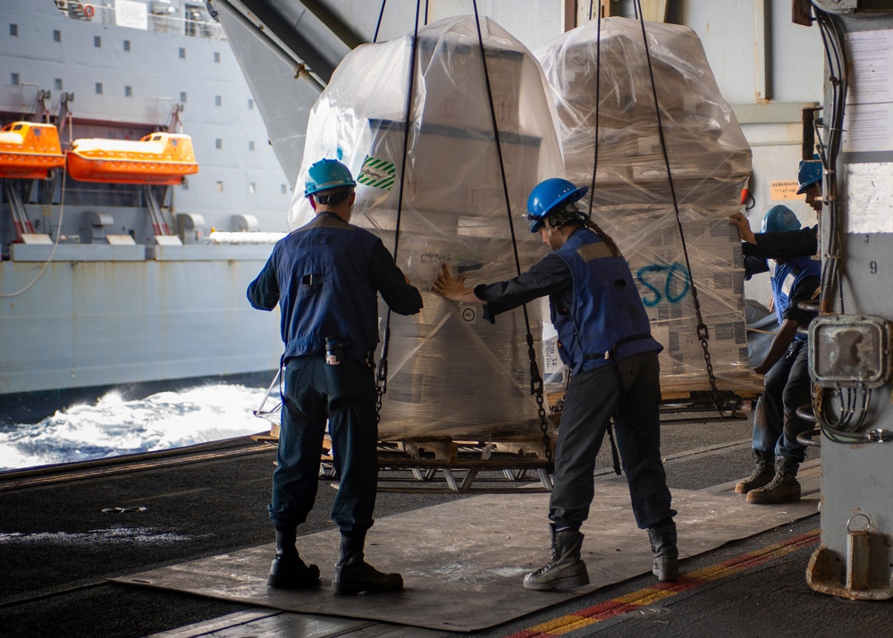 Sailors Receive Cargo