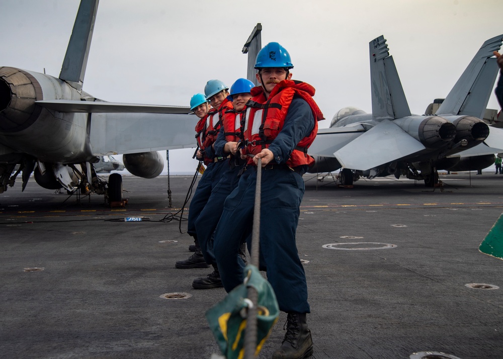 Nimitz Conducts Replenishment at Sea