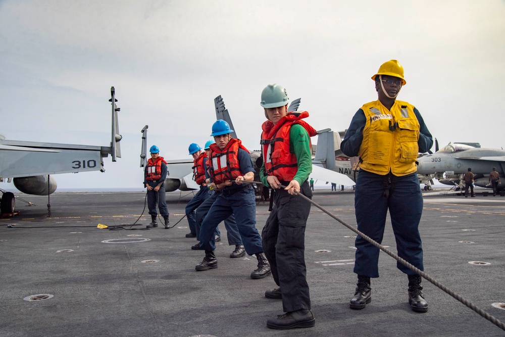 Nimitz Conducts Replenishment at Sea