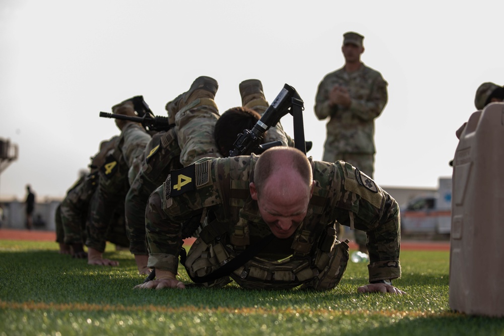 U.S. ARMY Best Squad Competition 2023 : Squad Pushups