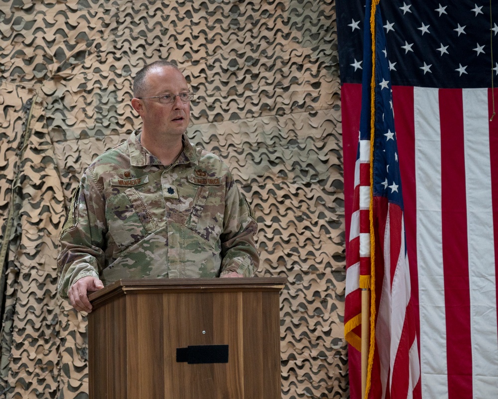 443rd AES Change of Command