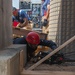 Members of Camp Lemonnier Fire and Emergency Medical Services, participate in a training exercise at Camp Lemonnier, Djibouti