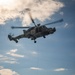 Wildcat lifting and winching on HMS Defender