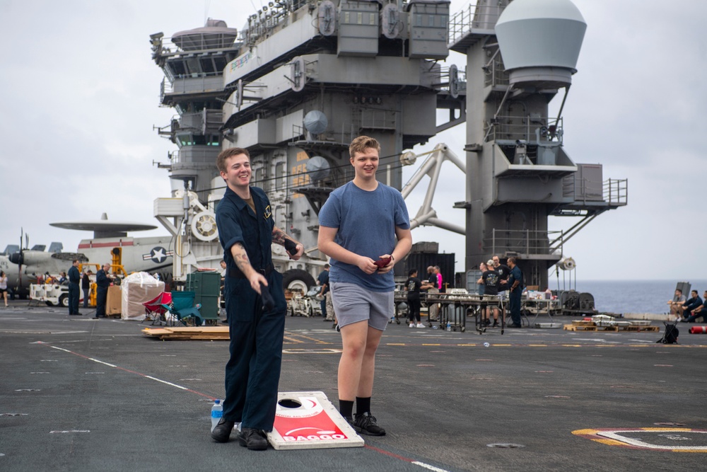 USS Nimitz Steel Beach