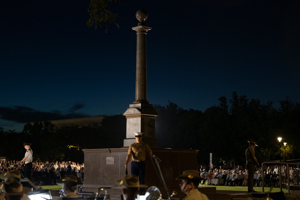 MRF-D Marines and Sailors participate in the Anzac Day Parade