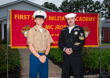 Recruiter's son enlists in the Navy