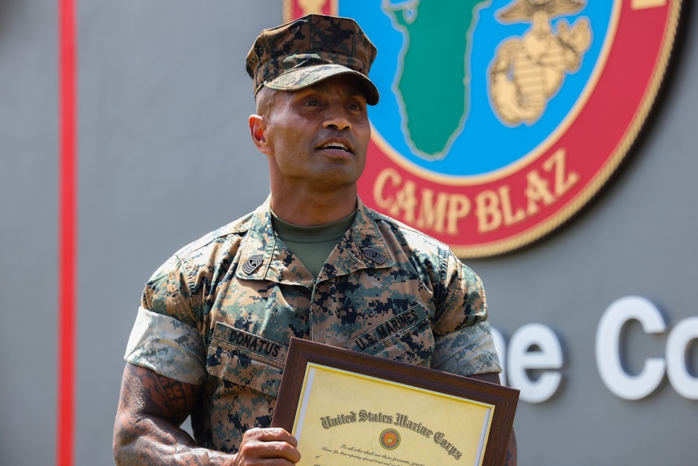 Palauan Marine at Camp Blaz becomes first to achieve the rank of Master Gunnery Sergeant