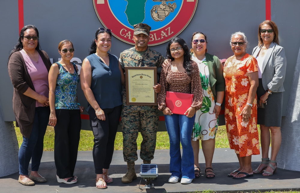 Palauan Marine at Camp Blaz becomes first to achieve the rank of Master Gunnery Sergeant