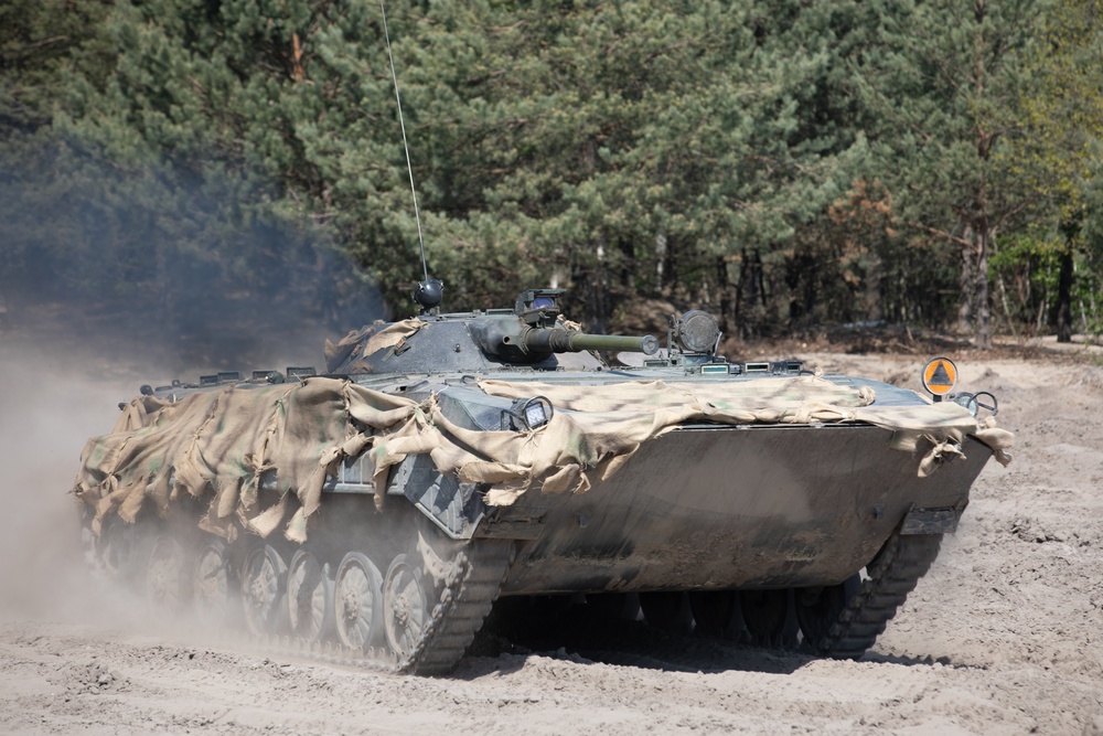 U.S. and Polish Army Combined Arms Rehearsal