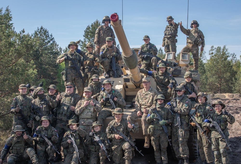 U.S. and Polish Army Combined Arms Rehearsal