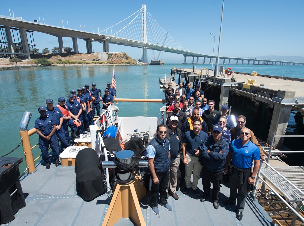 Naval Postgraduate School students from Morocco visit U.S. Coast Guard Cutter Tern