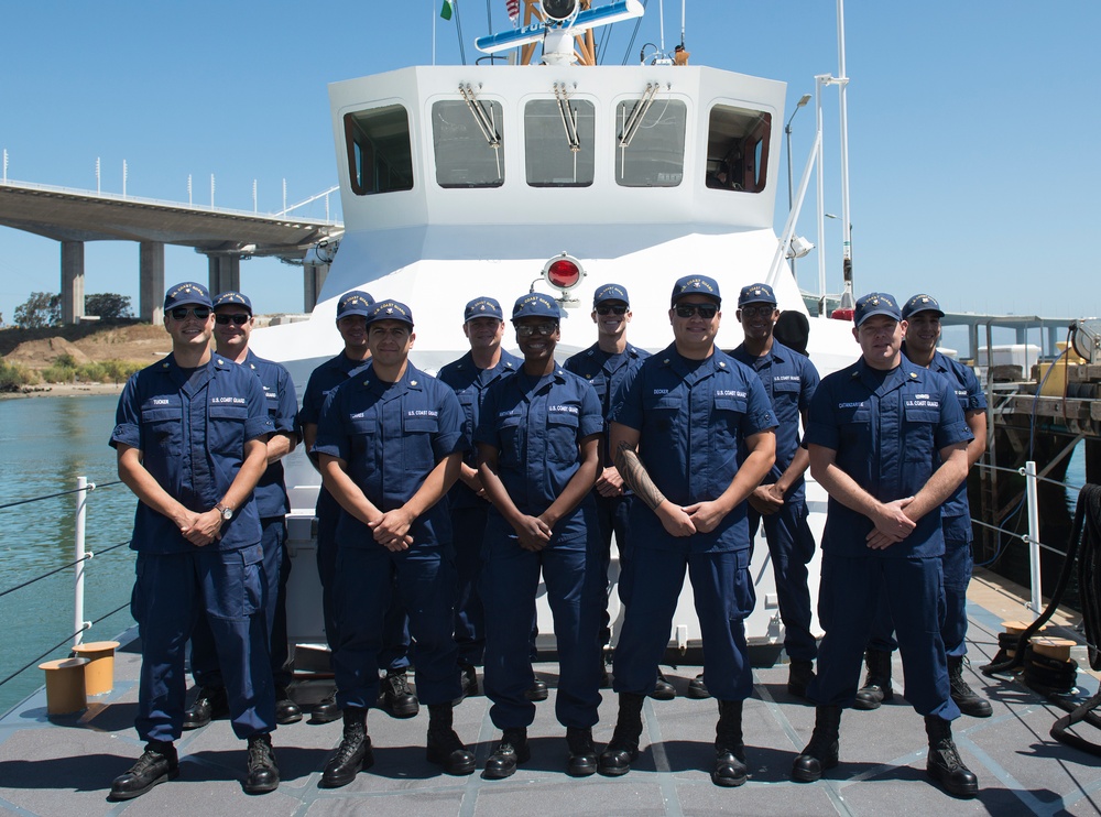 The crew of U.S. Coast Guard Cutter Tern