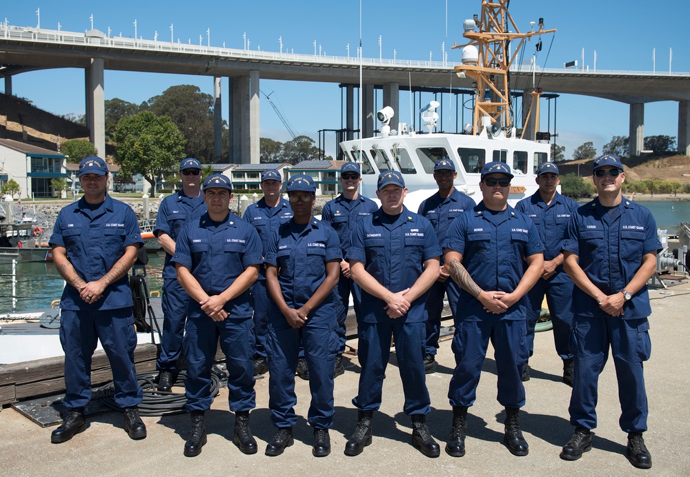 The crew of U.S. Coast Guard Cutter Tern