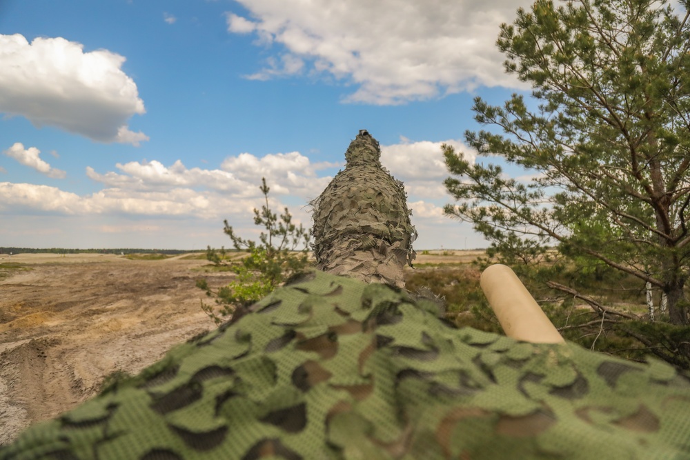 Combined Arms Rehearsal During Anakonda23 at Nowa Deba