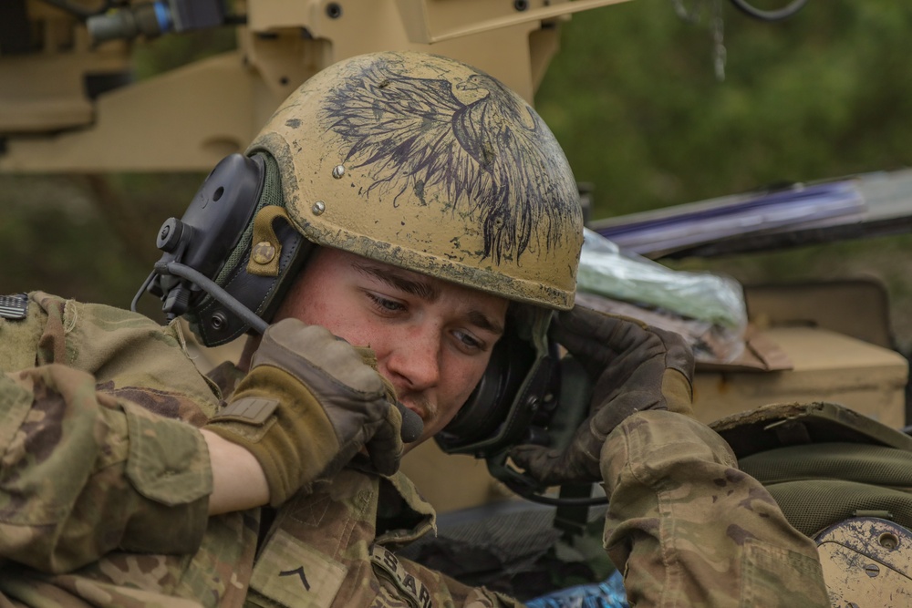 Combined Arms Rehearsal During Anakonda23 at Nowa Deba