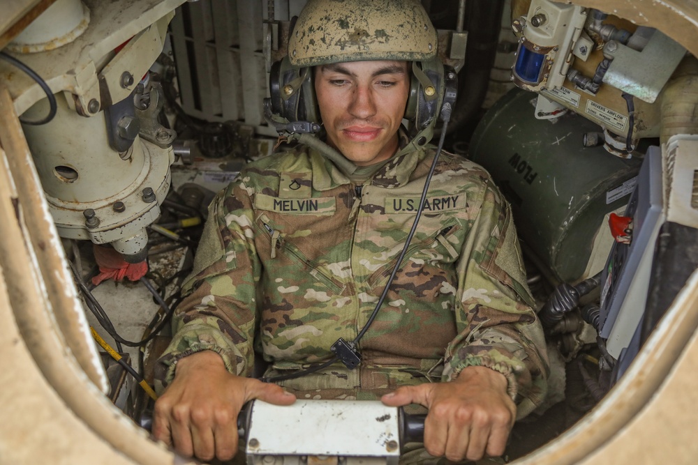 Combined Arms Rehearsal During Anakonda23 at Nowa Deba