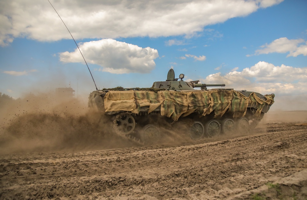 Combined Arms Rehearsal During Anakonda23 at Nowa Deba