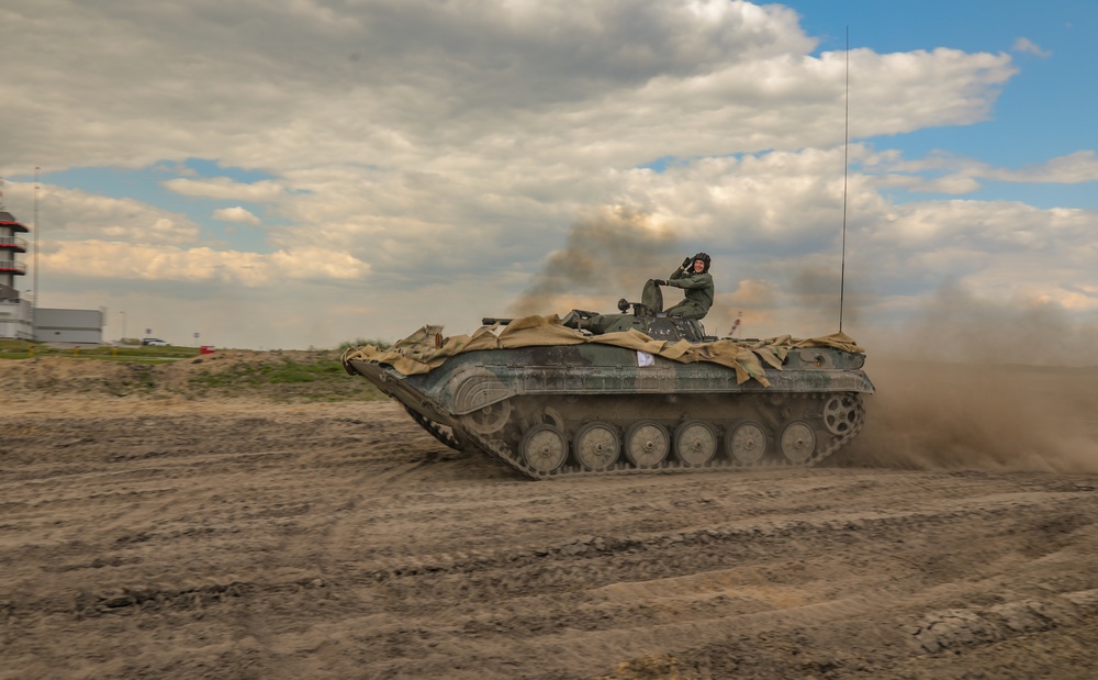 Combined Arms Rehearsal During Anakonda23 at Nowa Deba