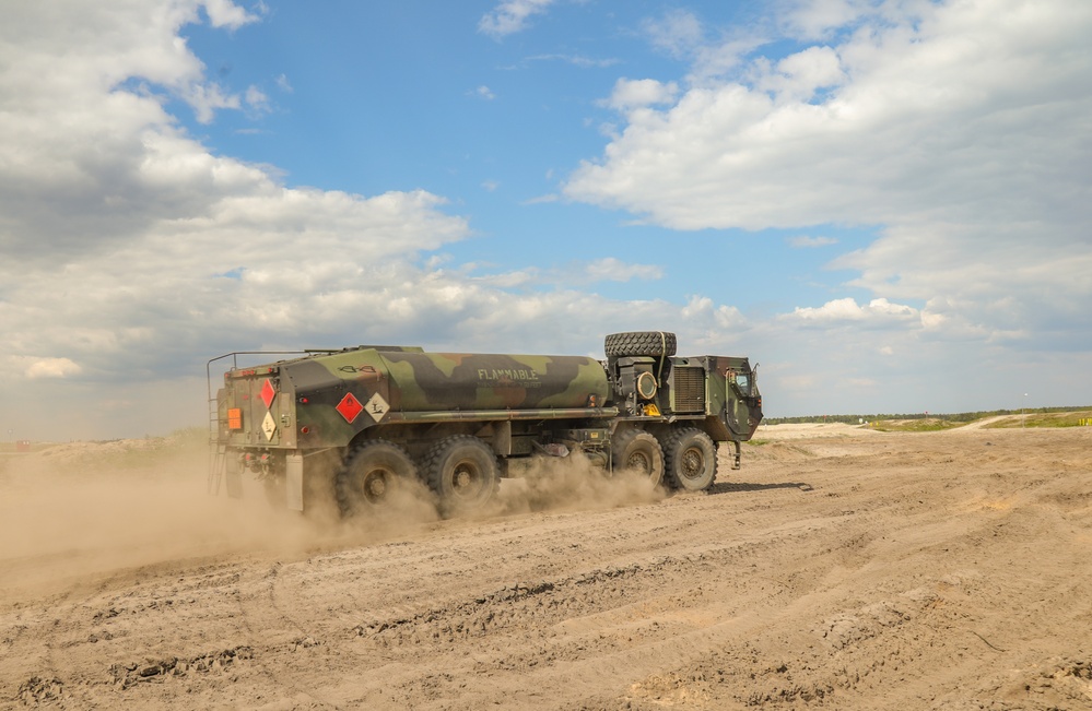 Combined Arms Rehearsal During Anakonda23 at Nowa Deba