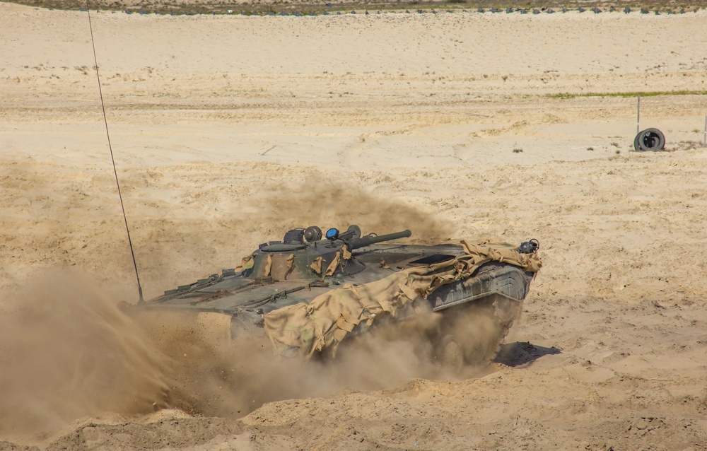 Combined Arms Rehearsal During Anakonda23 at Nowa Deba