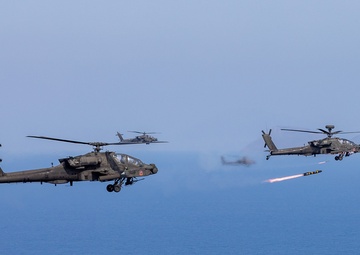 12CAB Hellfire Missile Shoot at Greek Karavia Range Complex