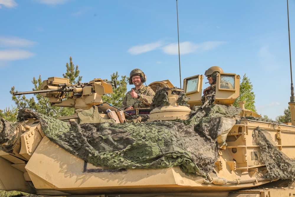 Combined Arms Rehearsal During Anakonda23 at Nowa Deba