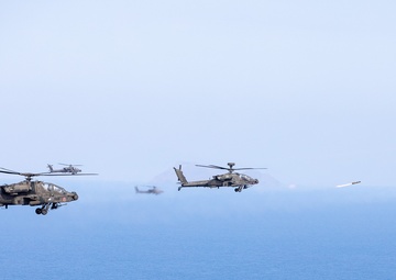 12CAB Hellfire Missile Shoot at Greek Karavia Range Complex