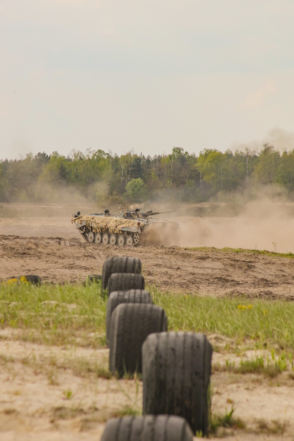 Combined Arms Rehearsal During Anakonda23 at Nowa Deba