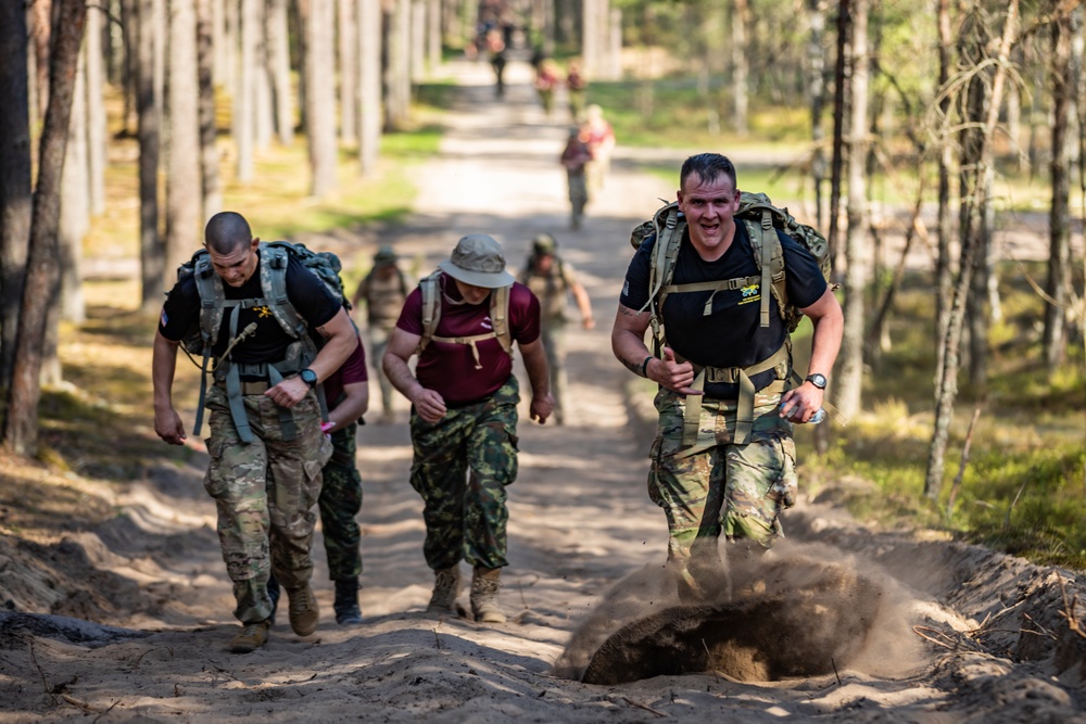U.S. Soldiers Showcase Their Physical Endurance During Baltic Warrior 2023