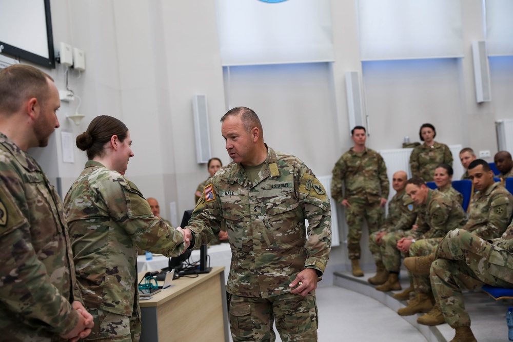 DVIDS - Images - Maj. Gen. Hale Visits Camp Kosciuszko [Image 1 of 8]